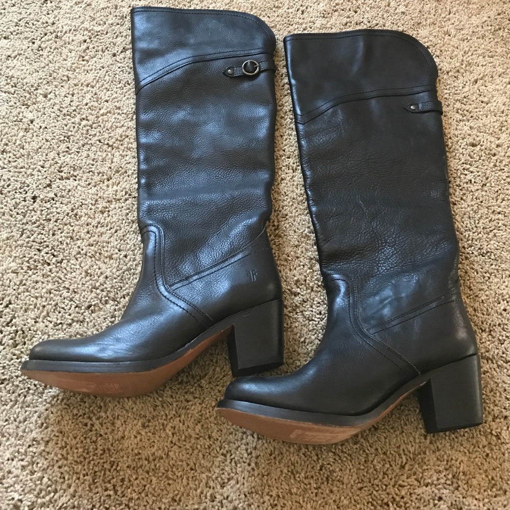 *Frye over the knee boots-a